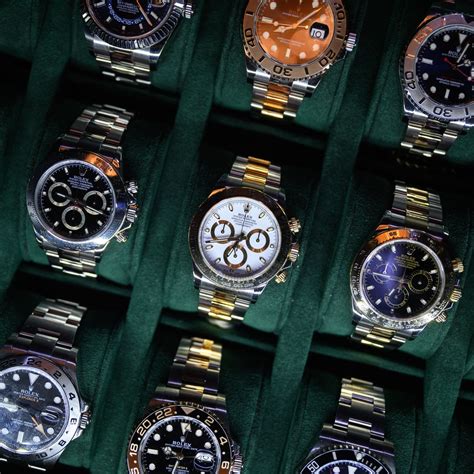 used rolex beating stock market.